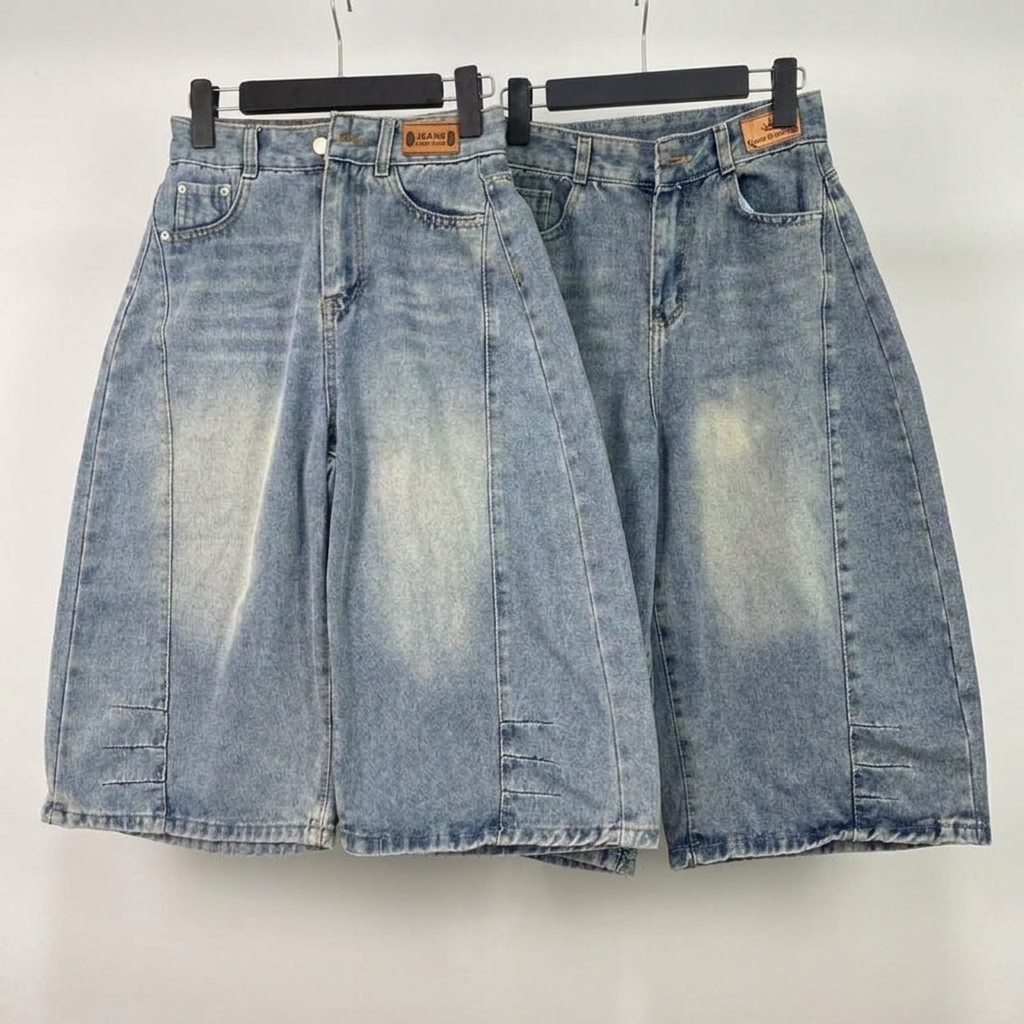 Combo 2 Jorts Gân Nổi